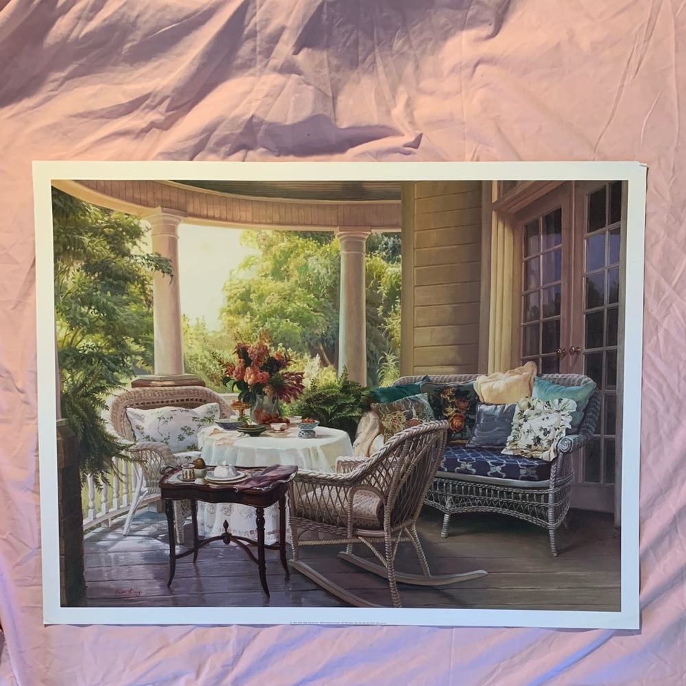Kevin Liang's Art Gallery "Summer Porch". 34" x 26".